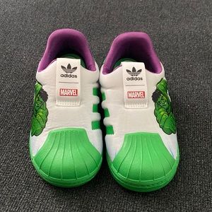 Adidas Superstar 360 I "Marvel Hulk" Slip-On Toddlers' Shoes
